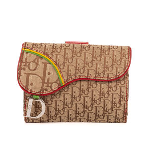 Dior Rasta Saddle Compact Bifold Wallet
